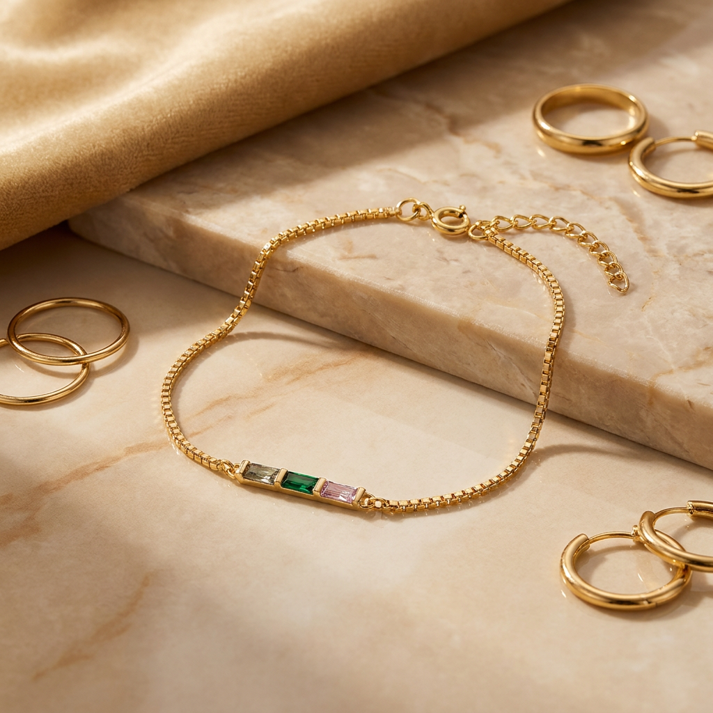Baguette Bar Bracelet