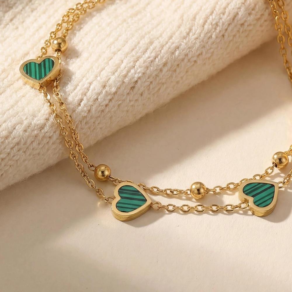 Double Heart Bracelet