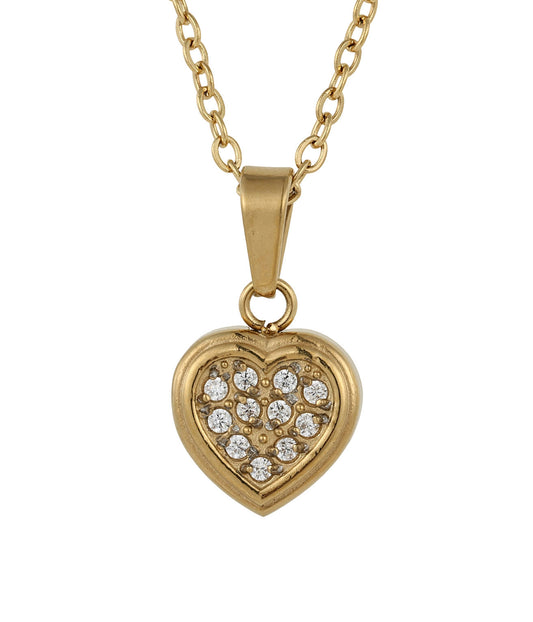 Heart Zircon Necklace
