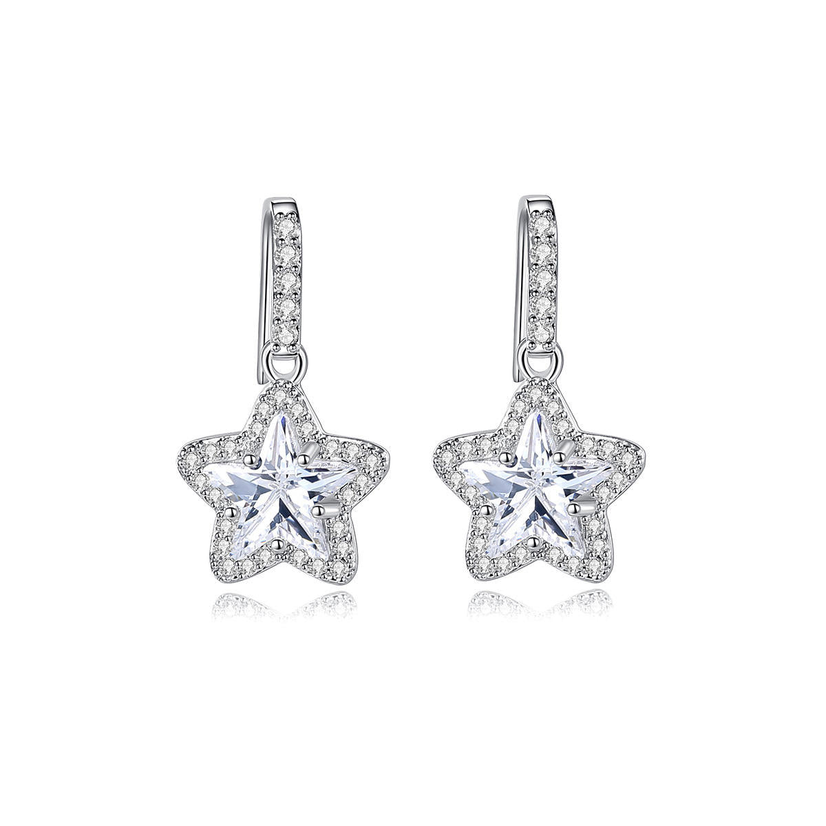 Star Halo Earrings
