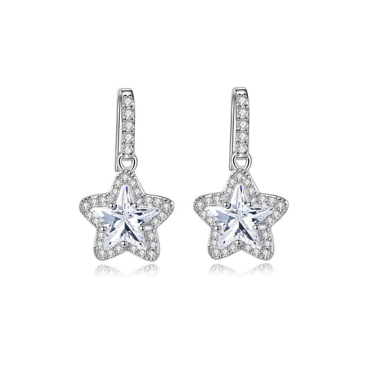 Star Halo Earrings